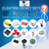 Kutulu, Elektrik Deney Seti - 7 Eğitici Hobi Bilim Seti Kutulu, Elektrik Deney Seti - 7 Eğitici Hobi Bilim Seti