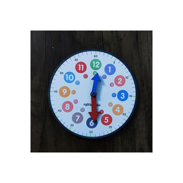 Ahşap Saat Öğreniyorum Ahşap Saat Öğreniyorum